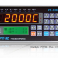韓國fine FS-2000C喂料機稱重顯示表 稱重控制儀表